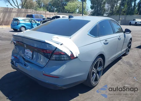2023 Honda Accord Hybrid Sport из США, поврежденный, VIN 1HGCY2F56PA055045